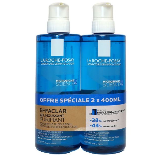 Effaclar La Roche Posay Gel Moussant Purifiant 2Fl/400Ml (10%)