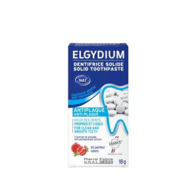 Elgydium Antiplaque Dentifrice Solide En Comprime B/60