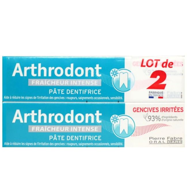 Arthrodont Fraicheur Intense Pate Dentifrice 2T/75Ml