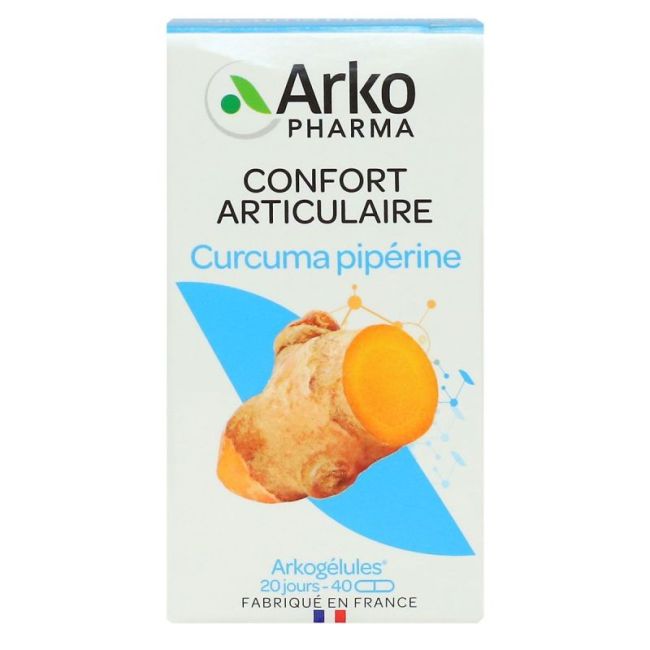 Arkogelules Curcuma + Piperine Bio Gel Fl/40