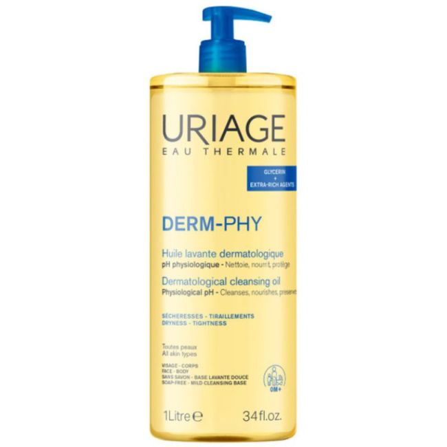 Uriage Derm-Phy Huile Lavante Dermatologique Fl Pompe/1L