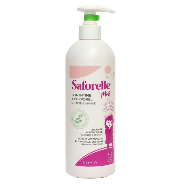 Saforelle Miss Gel Soin Intime Et Corporel Hypoallergenique Fl Pompe/500Ml