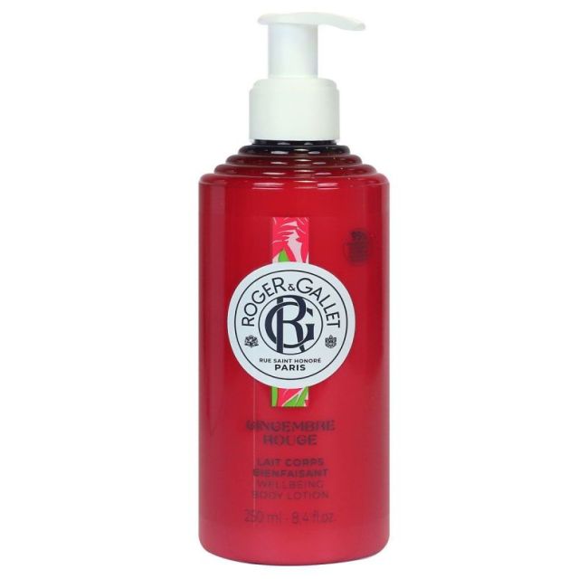 Roger Gallet Gingembre Rouge Lait Corps Bienfaisant Fl Pompe/250Ml
