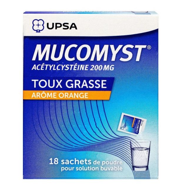 Mucomyst 200 Mg Pdr Sol Buv En Sachet B/18