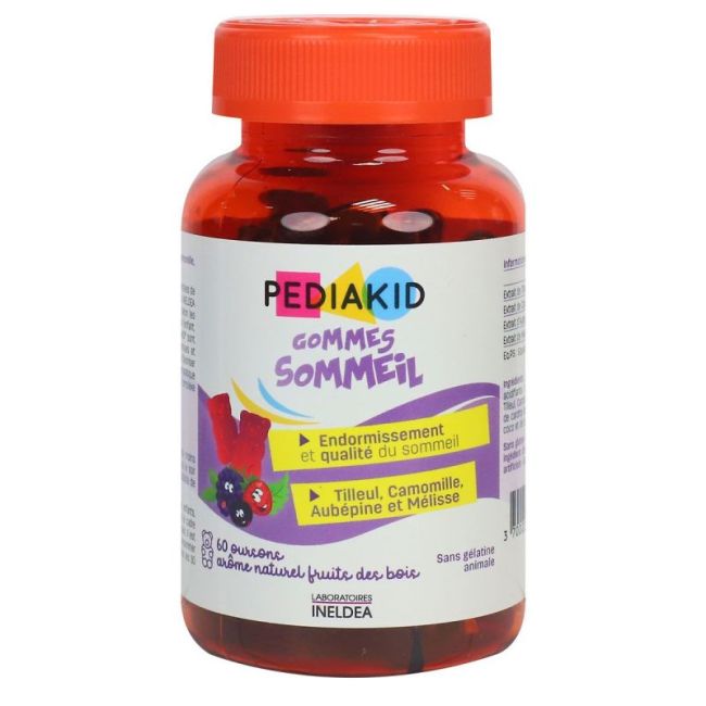Pediakid Gomme Ourson Sommeil Fruits Des Bois Pilulier/60
