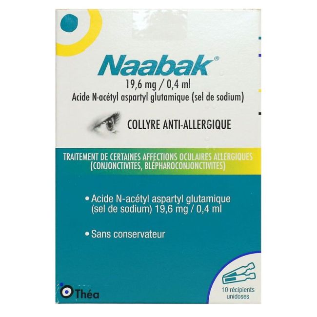 Naabak 19,6 Mg/0,4 Ml Collyre Recip Unidose 10Unid