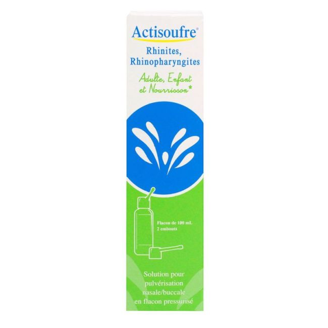 Actisoufre S P Pulv Bucc/Nas En Fl Pressurise Fl Press/100Ml
