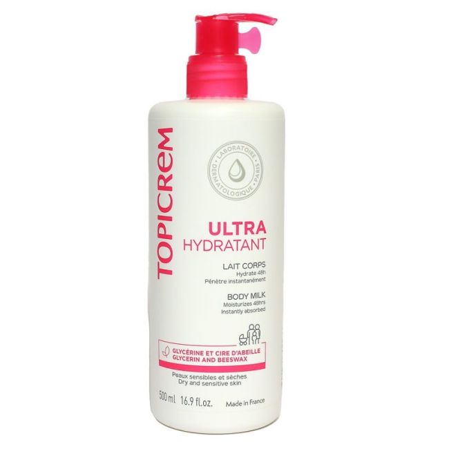 Topicrem Ultra-Hydratant Lait Corps Fl Pompe/500Ml