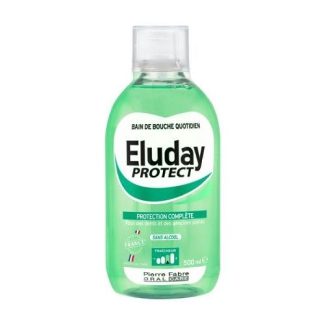 Eluday Protect Bain Bouche Fl/500Ml+Gobelet Doseur
