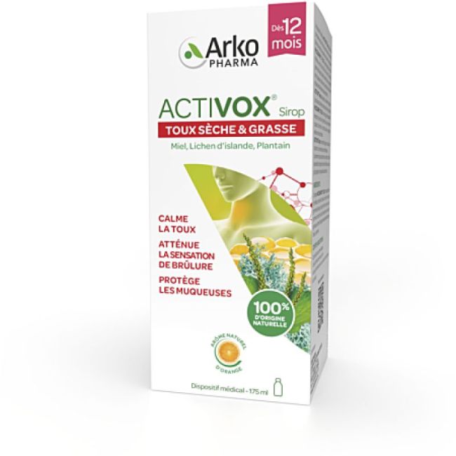 Activox Sirop Des 1 An Fl/175Ml