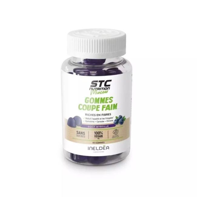 Stc Nutrition Gomme Coupe Faim Riche En Fibres Myrtille B/60