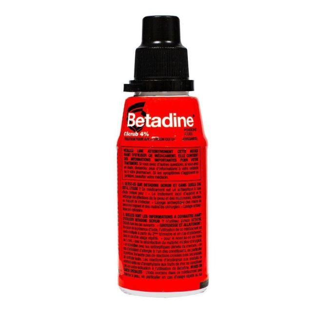 Betadine Scrub 4 % S Appl Cut Moussante Fl/125Ml