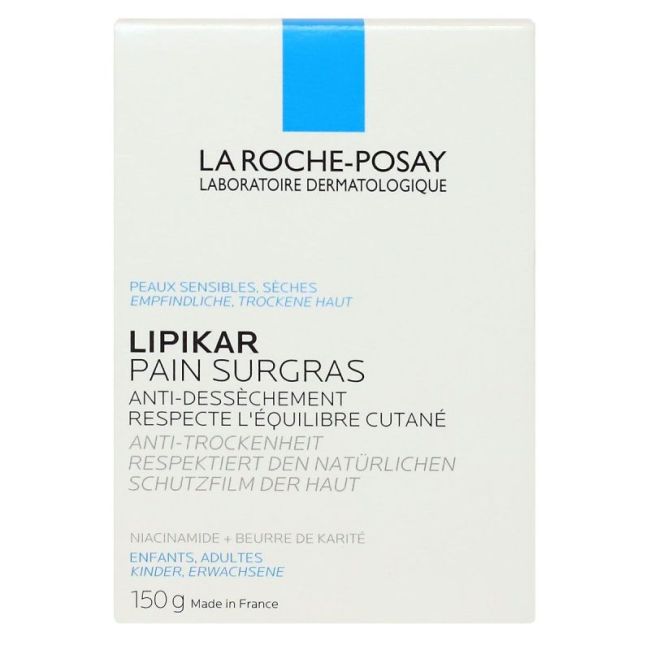 Lipikar La Roche Posay Pain Surgras Peau Seche Et Tres Seche 150G