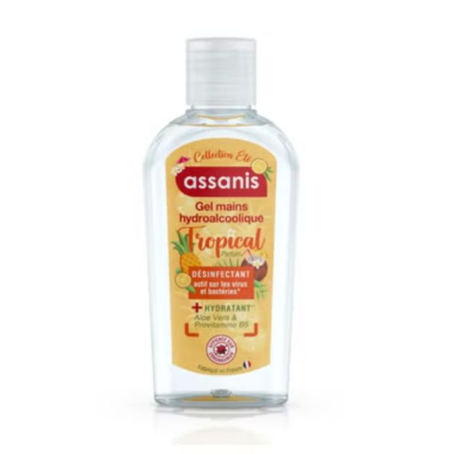 Assanis Gel Hydroalcoolique Tropical Flacon 80ml