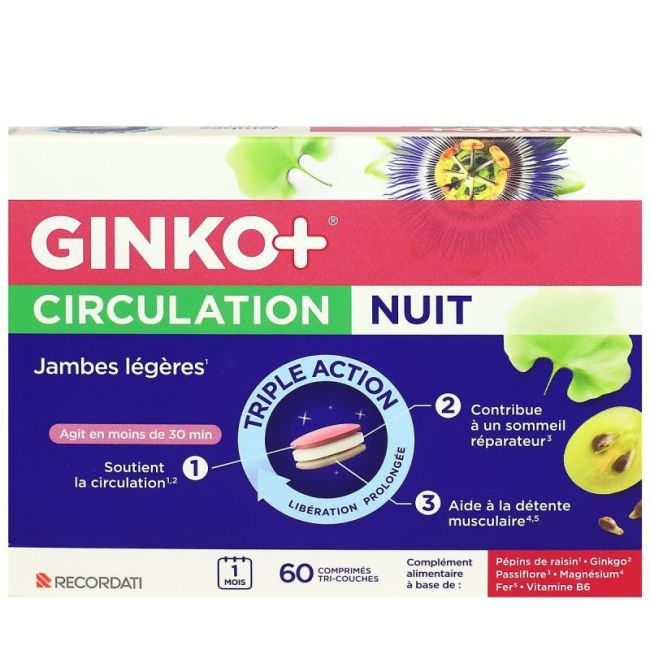 Ginko+ Circulation Nuit Cpr B/60