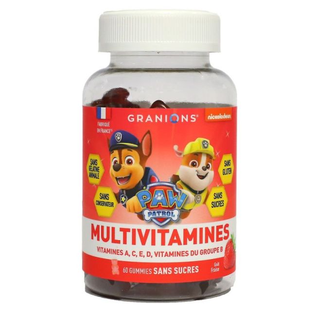 Granions Kid Gummies Multivitamine Gomme Pot/60 Pat Patrouille