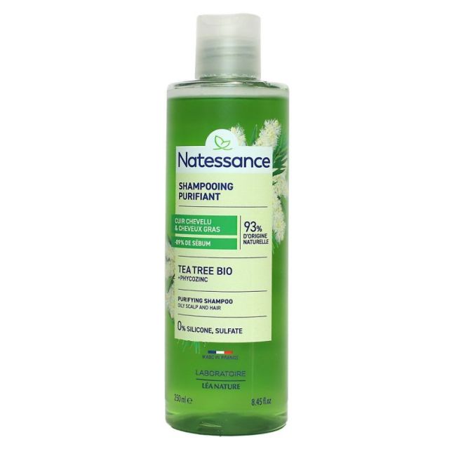 Natessance Tea Tree Shampooing Purifiant Fl/250Ml