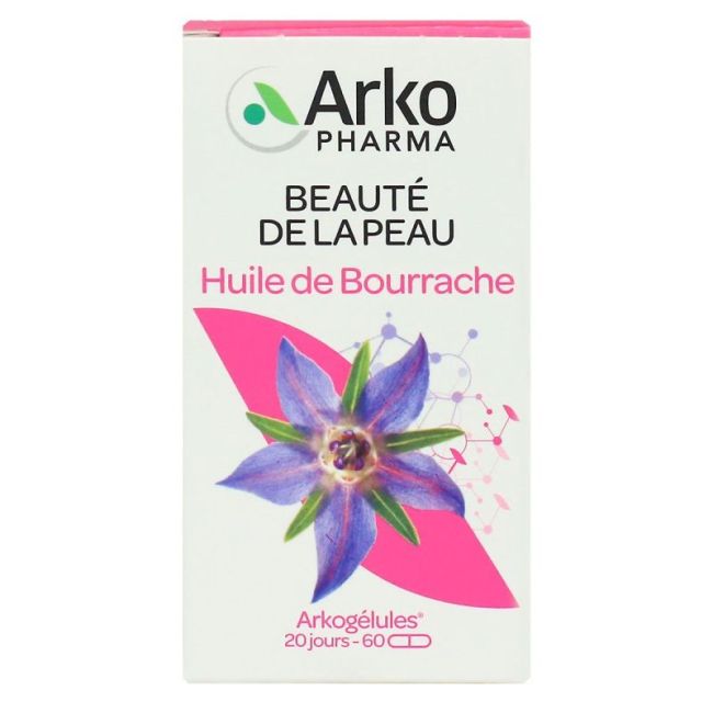 Arkogelules Huile De Bourrache Bio Caps Fl/60