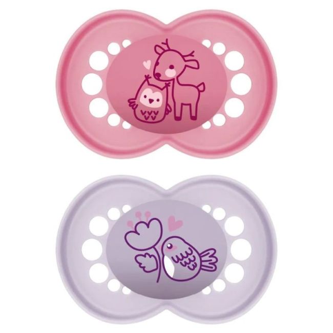 Mam Original Sucette Silicone +18Mois Nature B/2