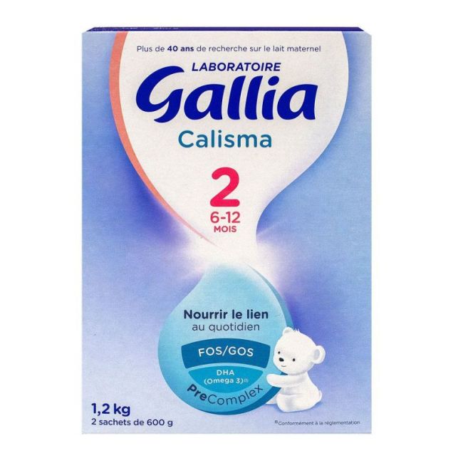 Gallia Calisma 2 Lait Pdre 2Sach/600G