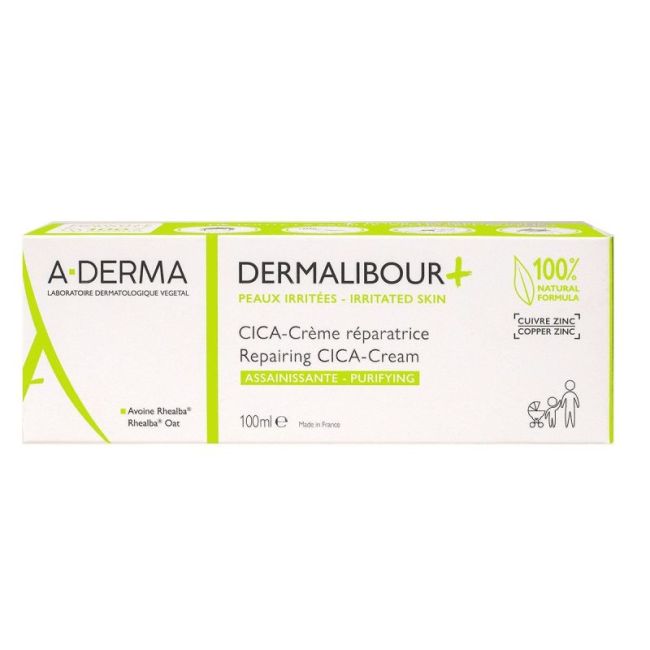 Dermalibour + Cica Aderma Cr Reparatrice Assainissante T/50Ml