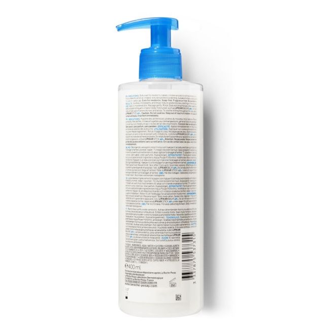 Lipikar Syndet Ap + La Roche Posay Cr Lavante Relipidante Fl Pompe/400Ml