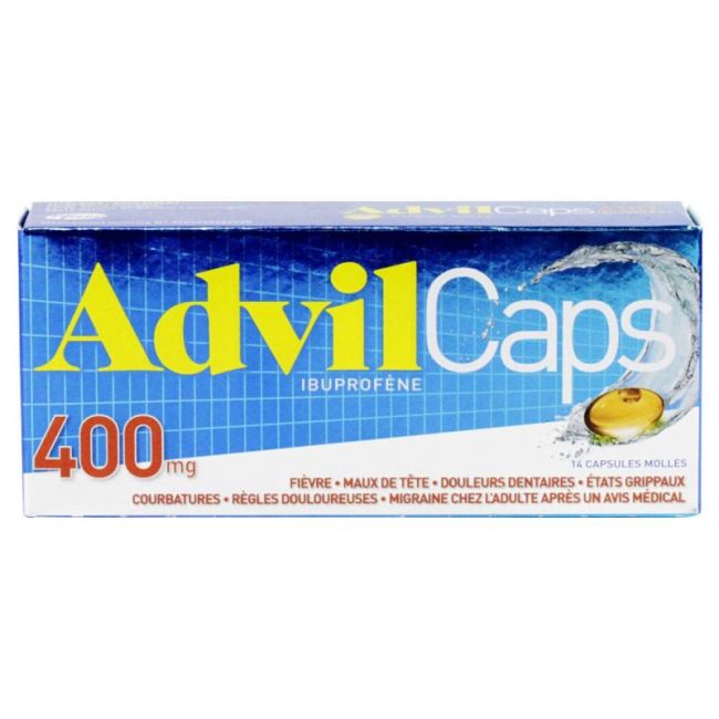 Advilcaps 400 Mg Caps Molle Plaq/14