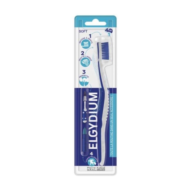 Elgydium 4 In 1 Brosse Dents Souple