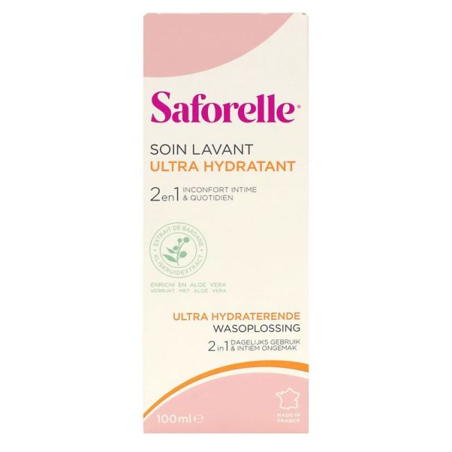 Saforelle Sol Soin Lavant Ultra Hydratant Fl/100Ml