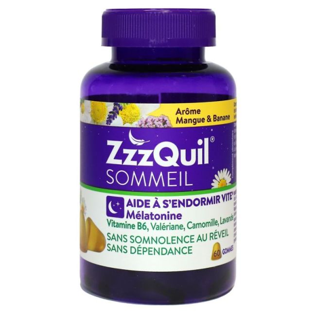Zzzquil Sommeil Gomme Mangue Banane Pot/60