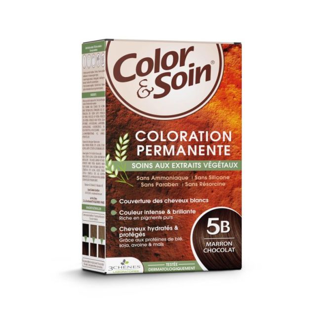 Color&Soin Kit Coloration Permanente 5B Marron Chocolat