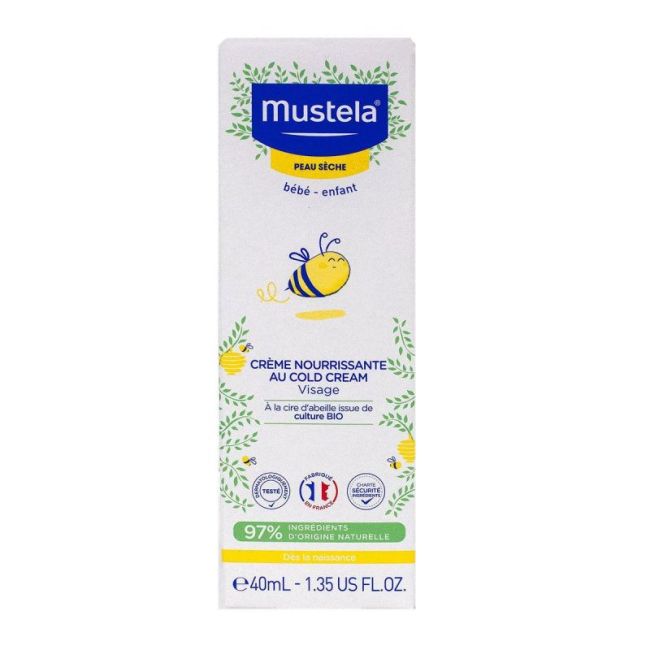 Mustela Bebe Enfant Cr Nourrissante Cire D'abeille Bio T/40Ml