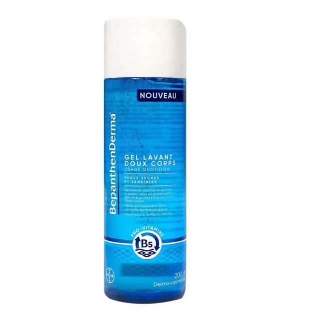 Bepanthenderma Gel Lavant Doux Corps Fl/200Ml
