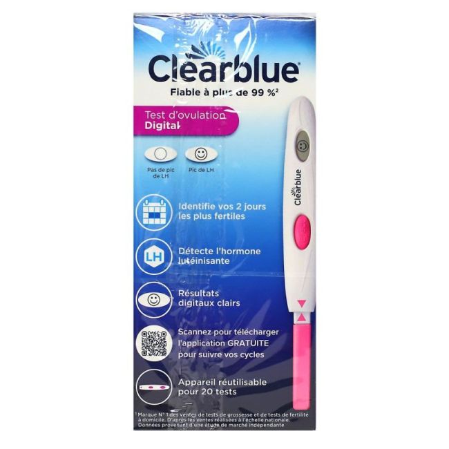 Clearblue Test D'ovulation 1 Hormones B/20