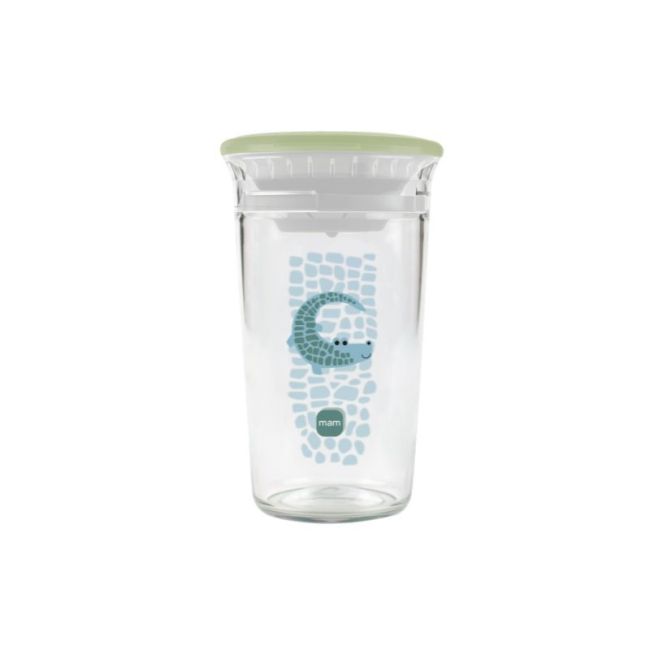 Mam Verre Apprentissage Bec Souple 8+ Mois 290Ml