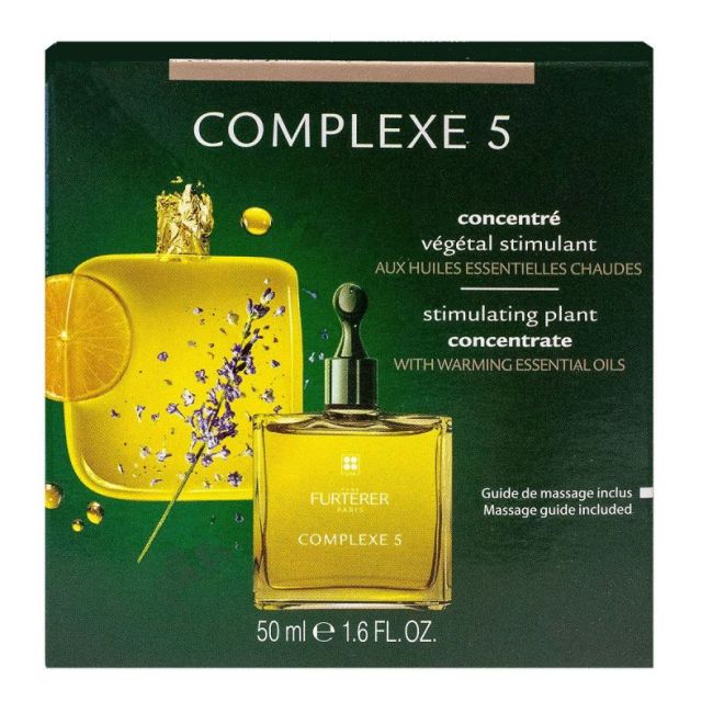 Rene Furterer Complexe 5 Concentre Vegetal Stimulant Aux Huiles Essentielles Chaudes Fl/50Ml
