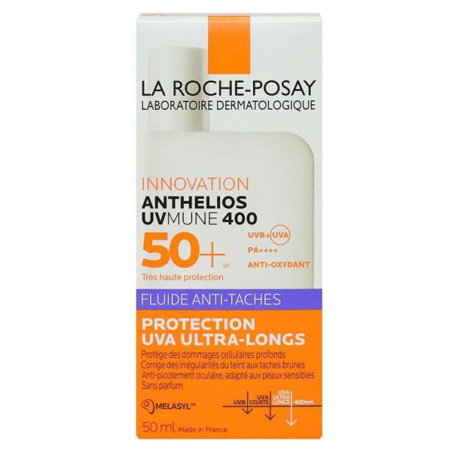 Anthelios Uvmune 400 La Roche Posay Spf 50+ Fluide Anti-Taches Fl/50Ml