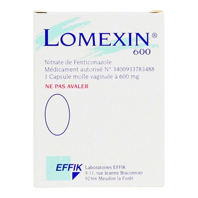 Lomexin 600 Mg Caps Molle Vaginale Plq/1