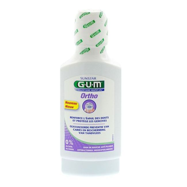 Gum Ortho Bain Bouche Sans Alcool Fl/300Ml