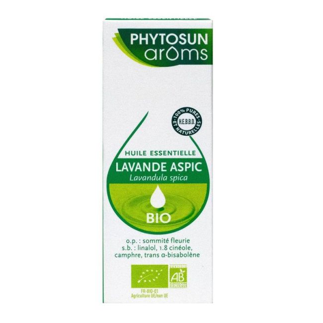 Phytosun Aroms Huile Essentielle Bio Lavande Aspic Fl/10Ml
