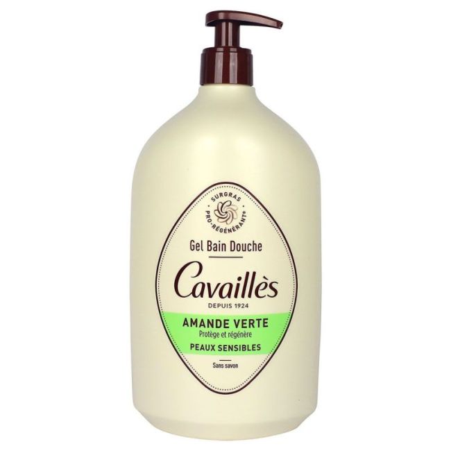 Cavailles Gel Bain Douche Amande Verte Fl Pompe/1L