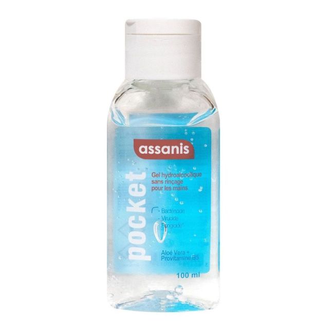 Assanis Gel Mains Hydroalcoolique Fl/100Ml
