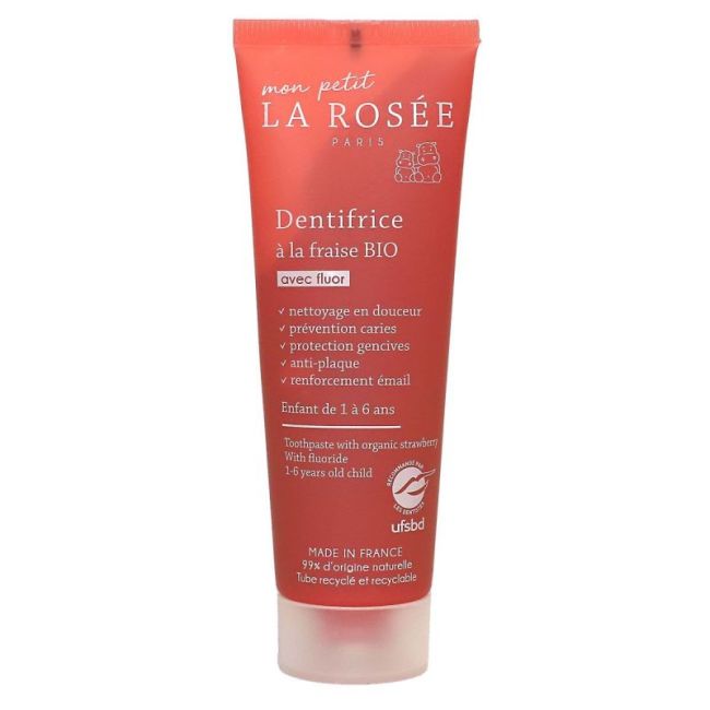 Mon Petit La Rosée Dentifrice Fraise Bio T/50Ml