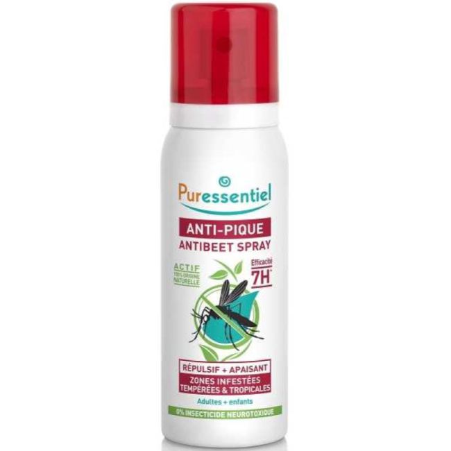 Puressentiel Anti-Pique Spray 5 Huiles Essentielles Citriodiol Fl/75Ml