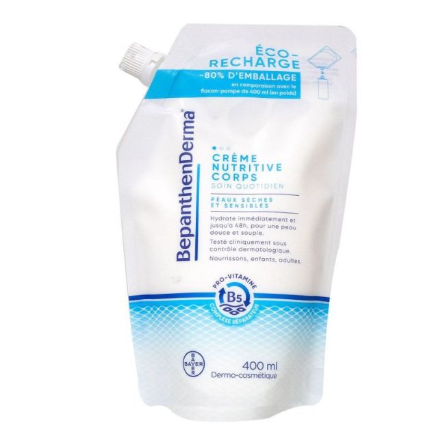 Bepanthenderma Cr Nutritive Corps Eco-Recharge/400Ml