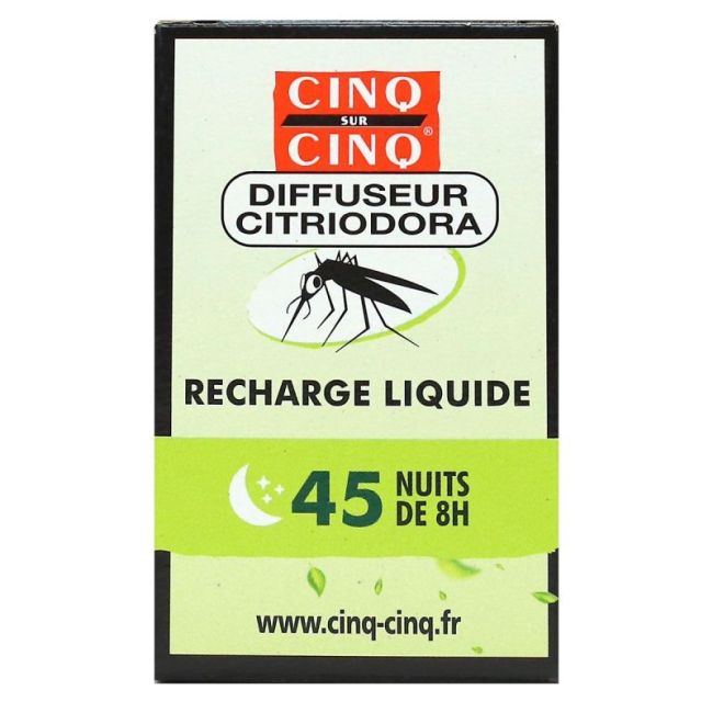 Cinq Sur Cinq Recharge Pour Diffuseur Citriodora