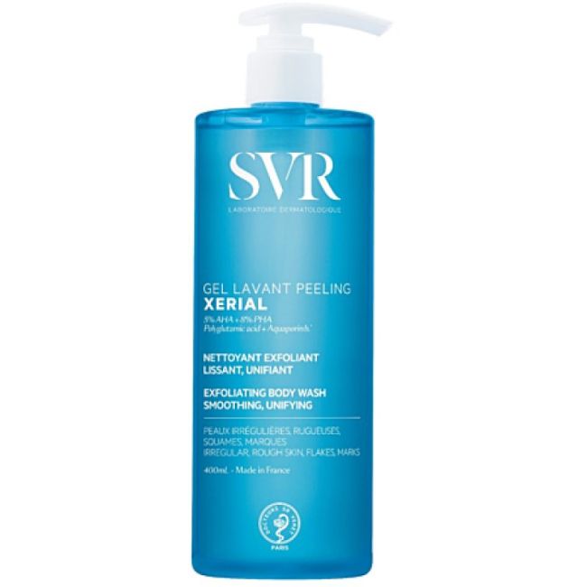 Svr Xerial Gel Lavant Peeling Fl Pompe/400Ml