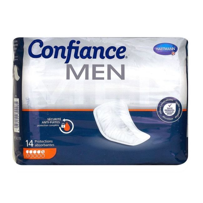 Confiance Men Protection Anatomique Absorption 5 Gouttes Sach/14