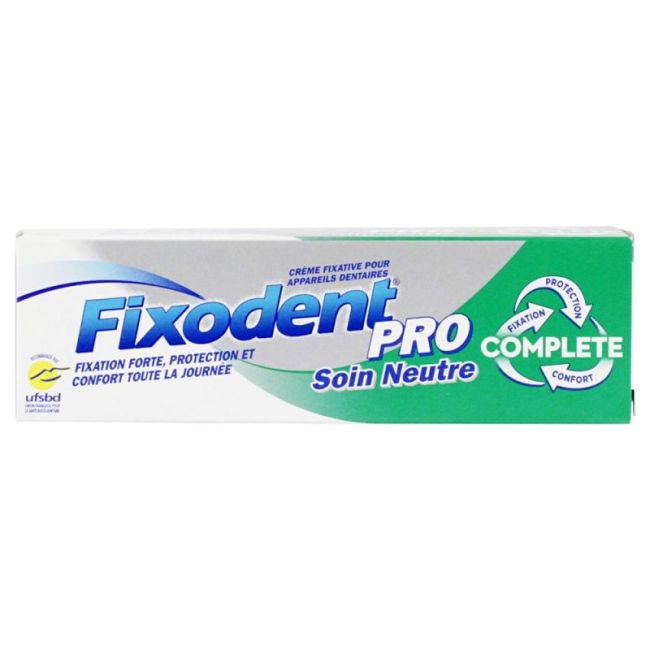 Fixodent Pro Cr Adhesive Soin Neutre T/47G