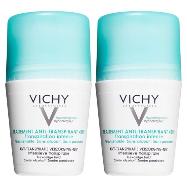 Vichy Deodorant Anti-Transpirant Anti-Trace 2Billes/50Ml